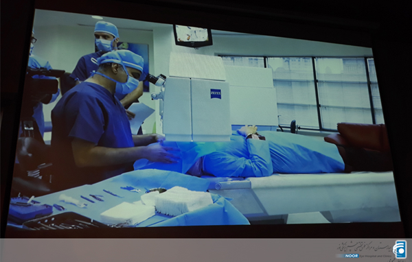 میزبانی نور به ضیافت جراحی زنده live surgery