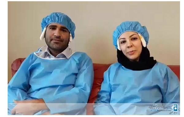 پذیرایی نور از چشمان خانواده ها