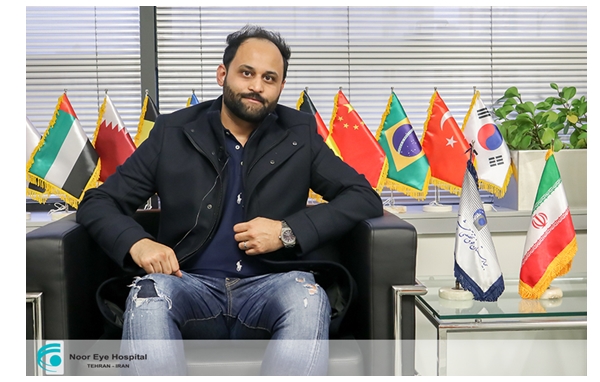 Tehran Noor Eye Hospital had a Guest from India